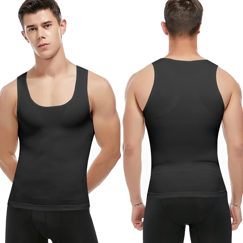 Hommes minceur corps Shaper ventre contrôle Shapewear homme Shapers modélisation sous-vêtements taille formateur Posture correctrice gilet Corset