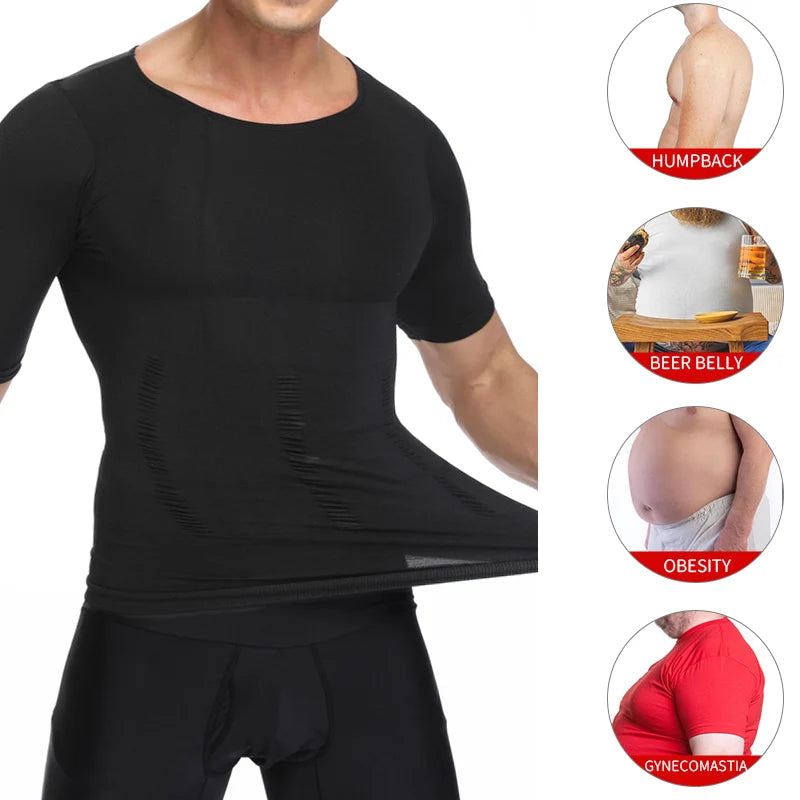 Hommes minceur corps Shaper ventre contrôle Shapewear homme Shapers modélisation sous-vêtements taille formateur Posture correctrice gilet Corset