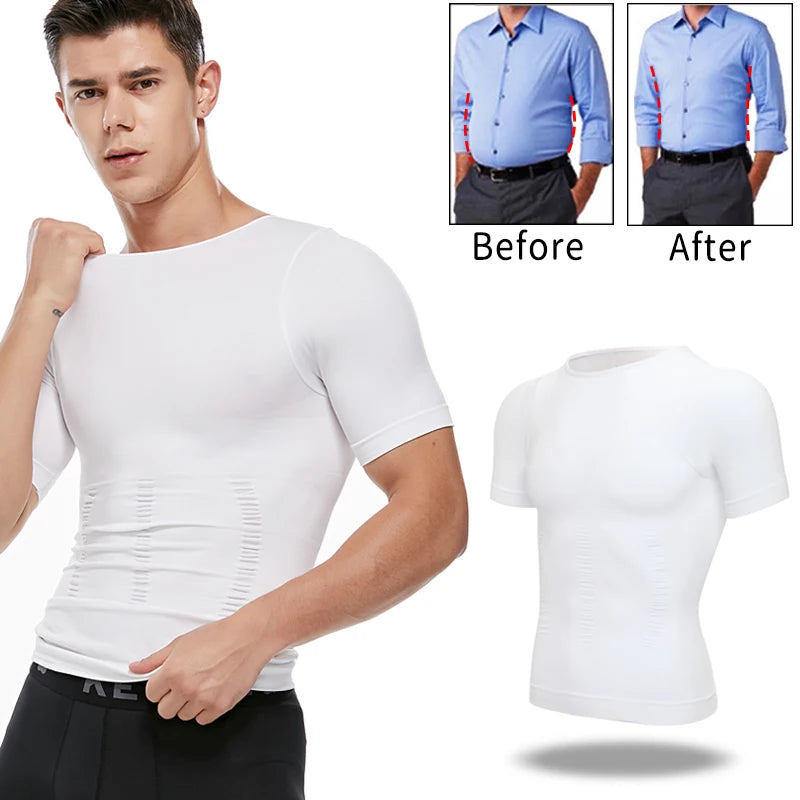 Hommes minceur corps Shaper ventre contrôle Shapewear homme Shapers modélisation sous-vêtements taille formateur Posture correctrice gilet Corset