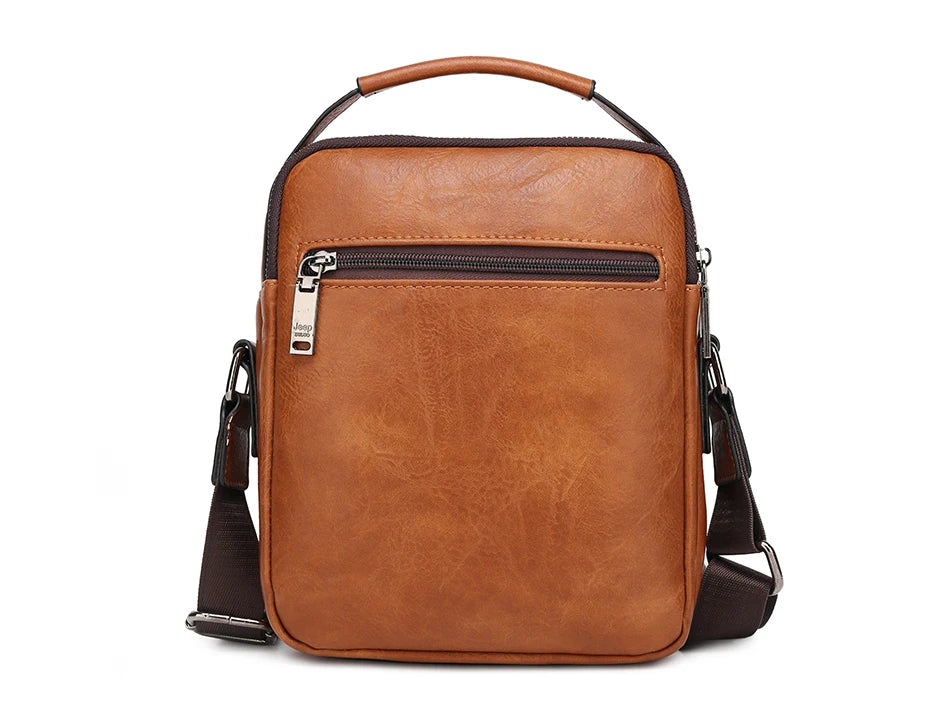 JEEP BULUO multi-fonction affaires sacs à main hommes nouveau homme sac à bandoulière grande capacité en cuir sac de messager bandoulière grande marque