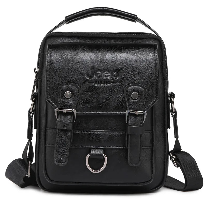 JEEP BULUO multi-fonction affaires sacs à main hommes nouveau homme sac à bandoulière grande capacité en cuir sac de messager bandoulière grande marque