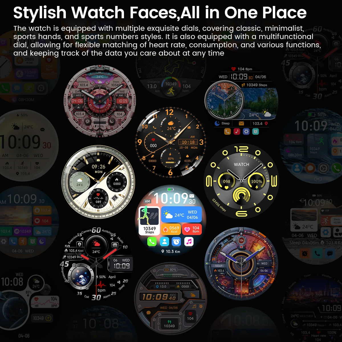 2025New pour Android et ios montre intelligente hommes AMOLED écran GPS surface de mouvement fréquence cardiaque Bluetooth appels SmartWatch étanche