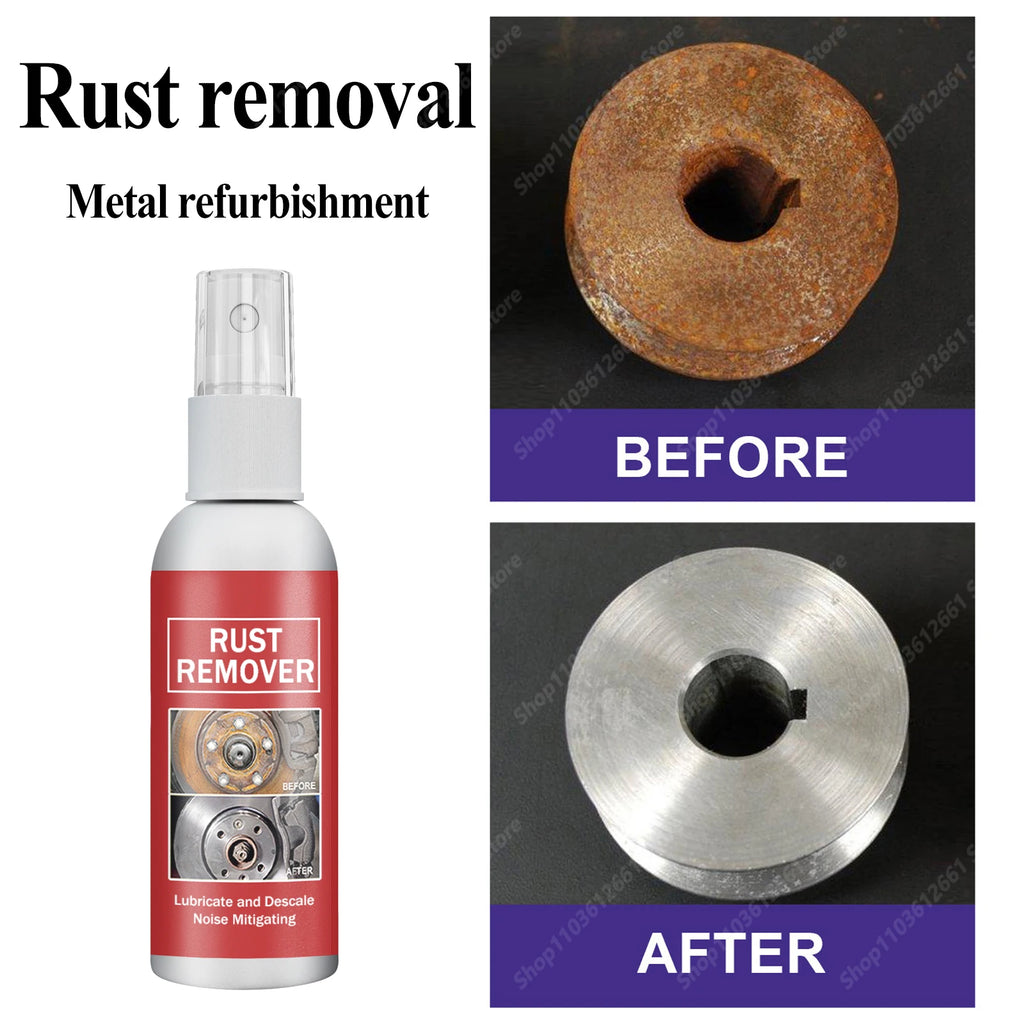 Dissolvant de rouille de voiture rapide, tuyau d'échappement automatique, Spray de dérouillage, propre métal fer, Agent d'élimination des taches, soins du moyeu de roue de voiture